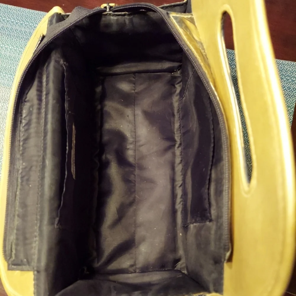 Y2K Nordstrom Exclusive Vintage XL Clutch Makeup Pouch Toiletry Bag Zebra EUC!